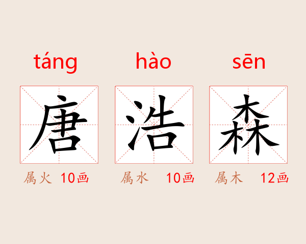 唐浩森