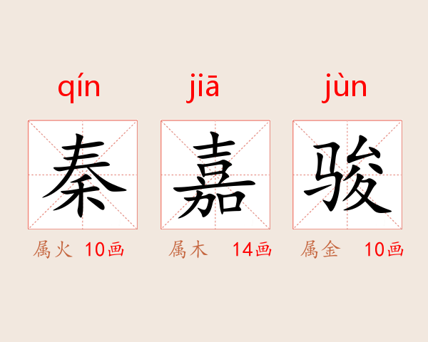 秦嘉骏
