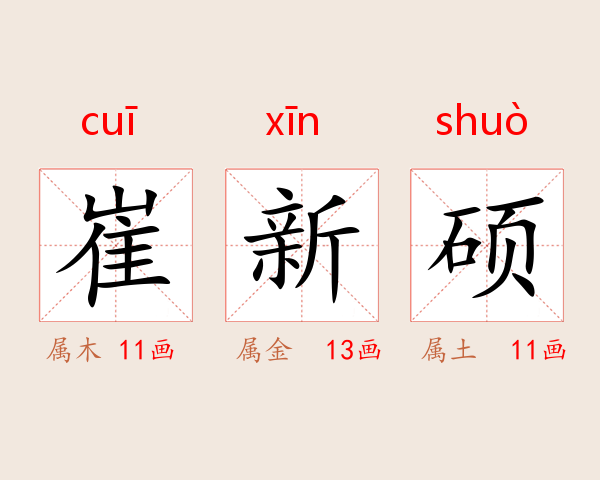 崔新硕