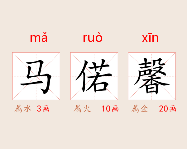 马偌馨