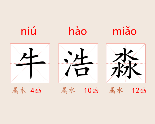 牛浩淼