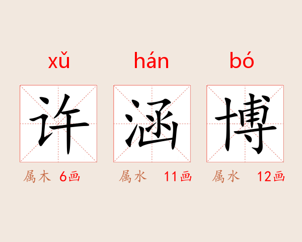 许涵博