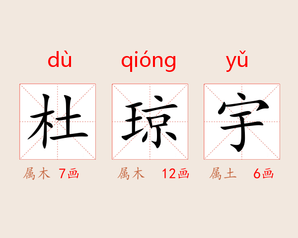杜琼宇