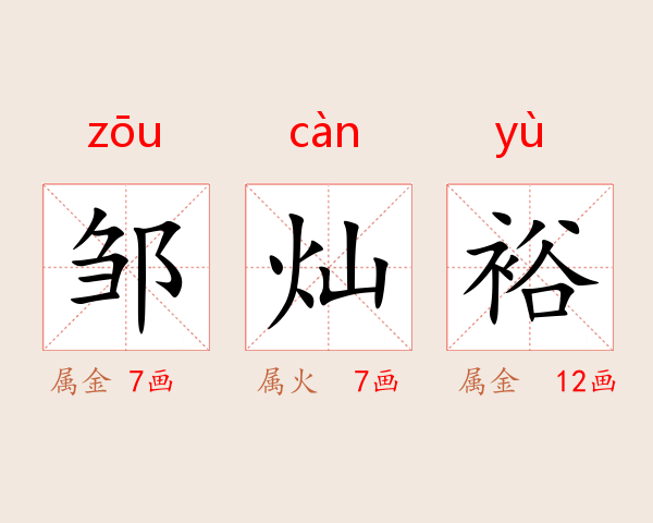 邹灿裕