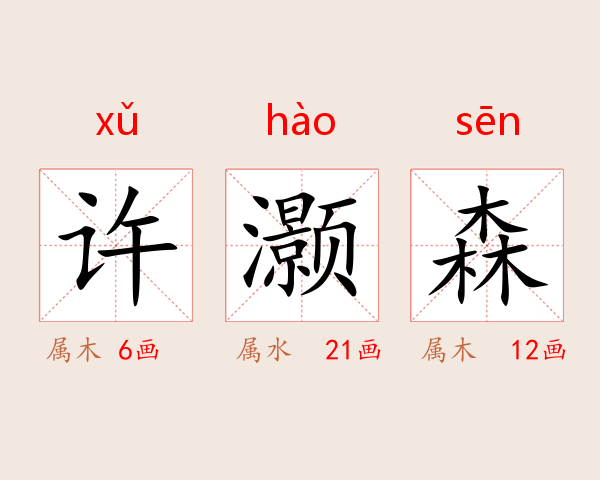 许灏森