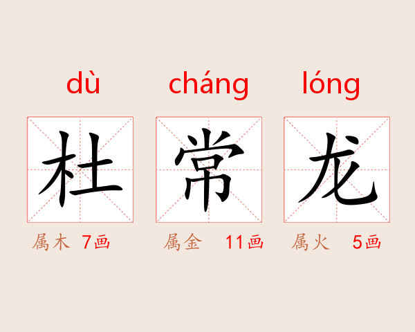 杜常龙
