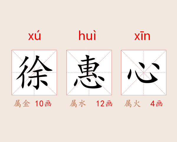 徐惠心
