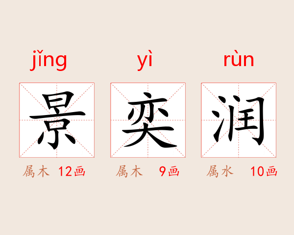 景奕润