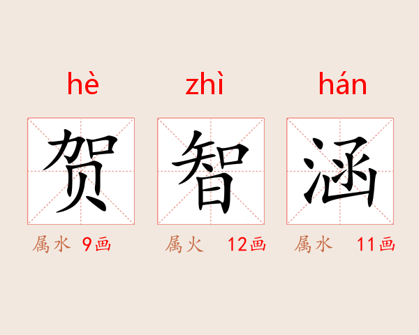 贺智涵