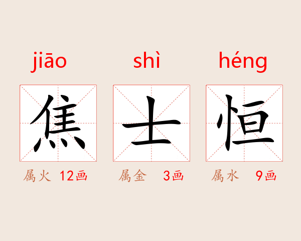 焦士恒