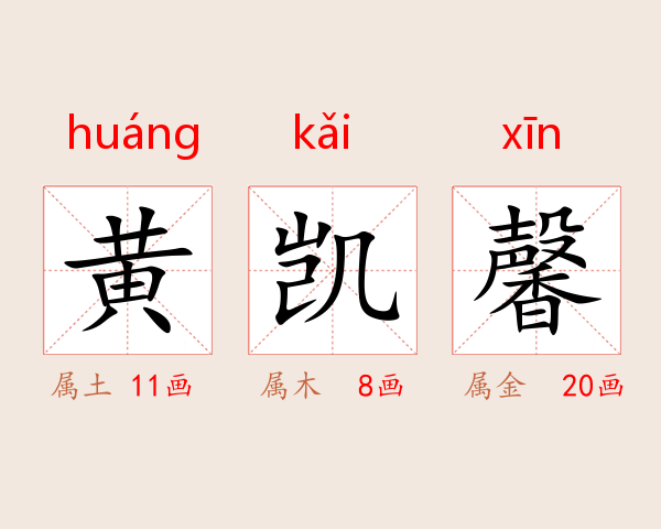 黄凯馨