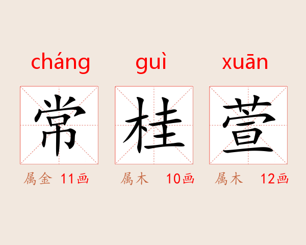 常桂萱