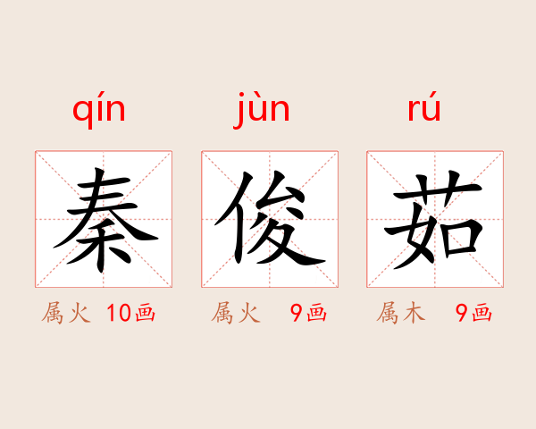 秦俊茹