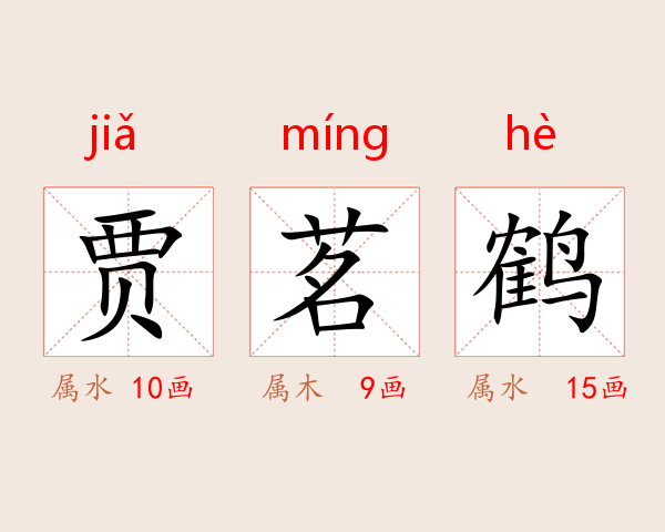 贾茗鹤