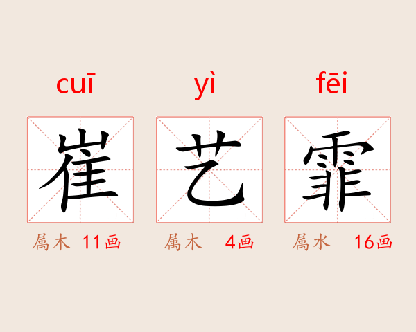 崔艺霏