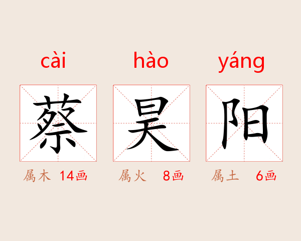 蔡昊阳
