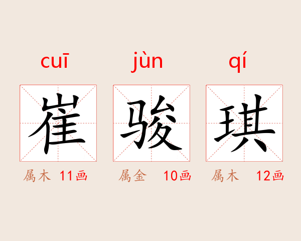 崔骏琪