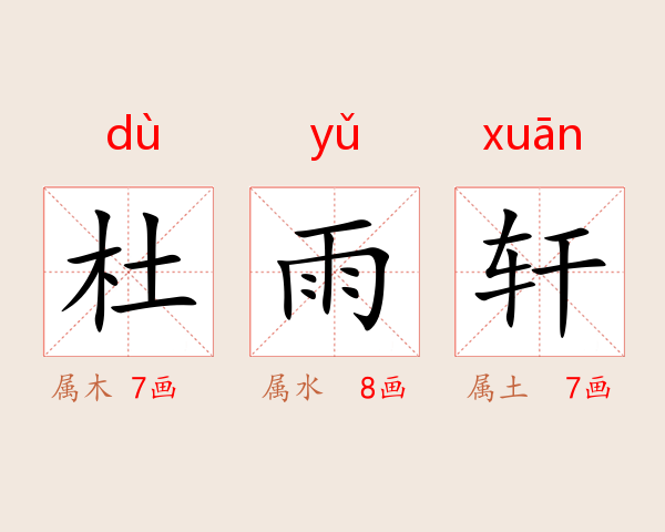 杜雨轩