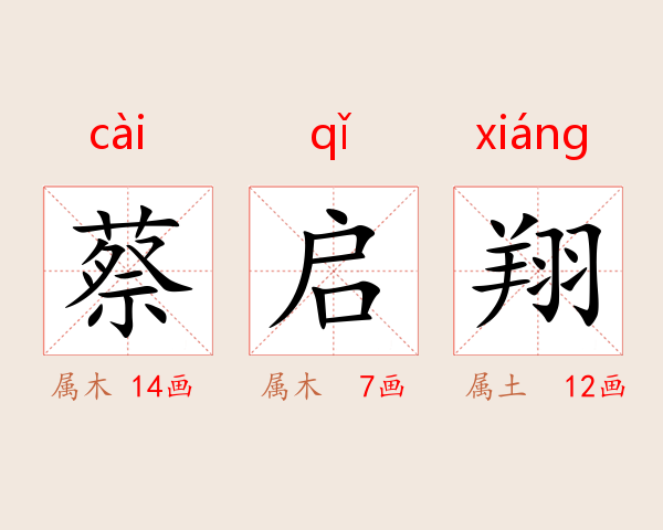 蔡启翔