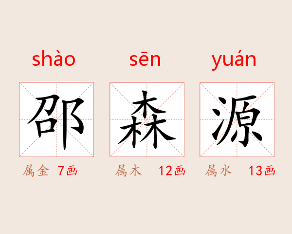 邵森源