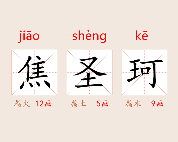 焦圣珂