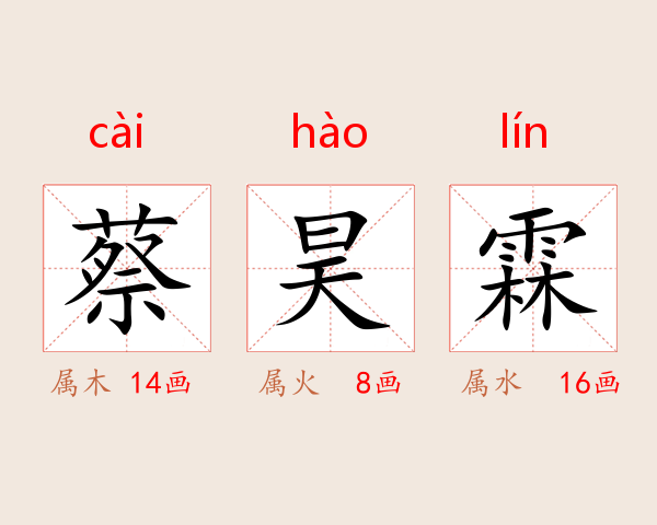 蔡昊霖