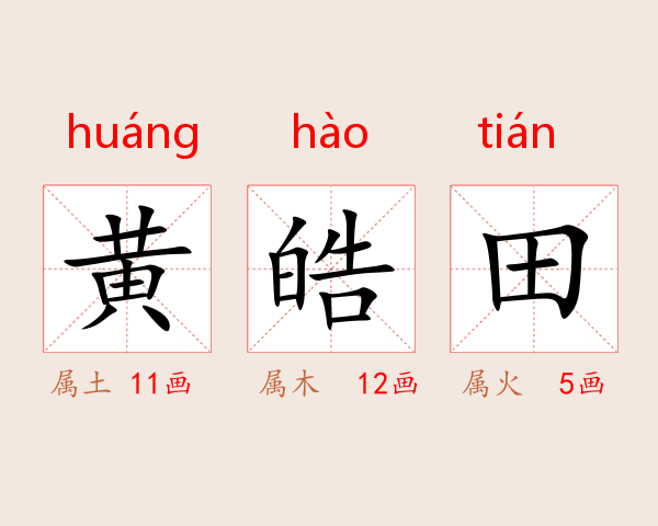 黄皓田