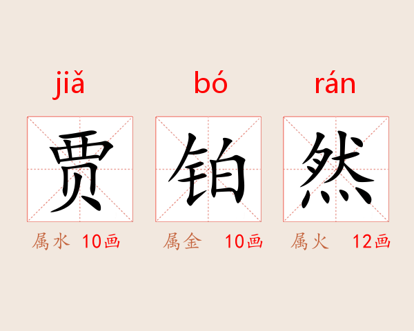 贾铂然