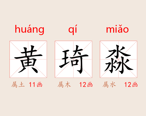 黄琦淼