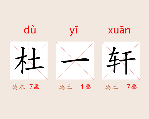 杜一轩