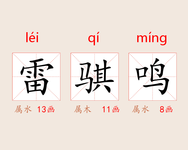 雷骐鸣