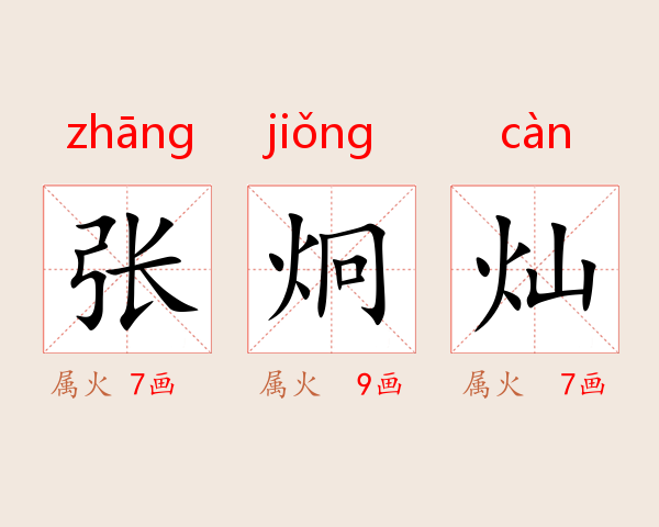张炯灿