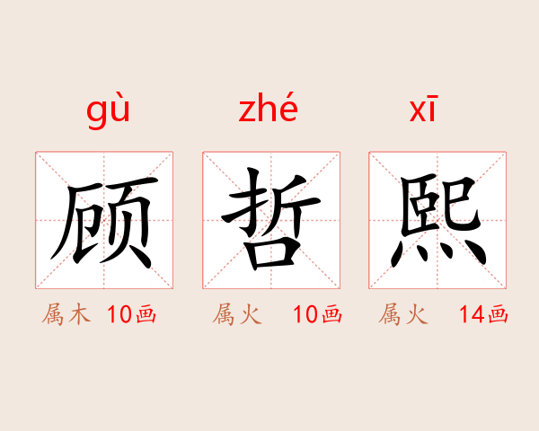顾哲熙