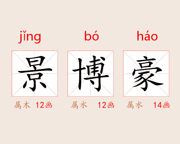 景博豪
