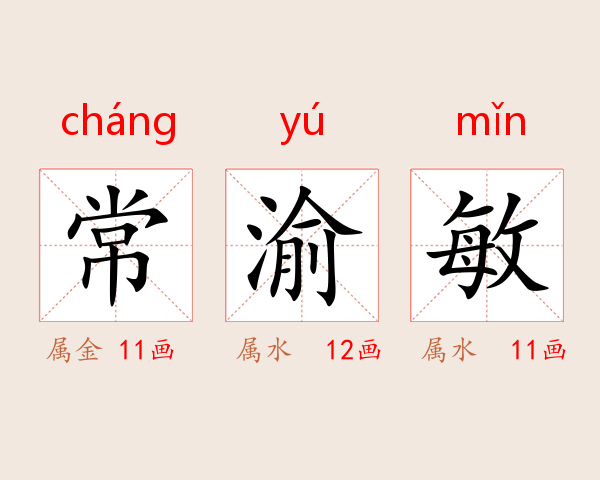 常渝敏