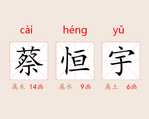 蔡恒宇