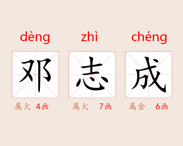 邓志成
