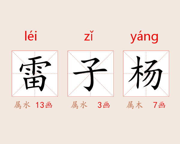 雷子杨