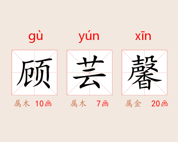 顾芸馨