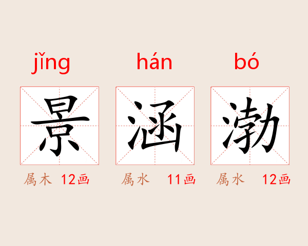 景涵渤