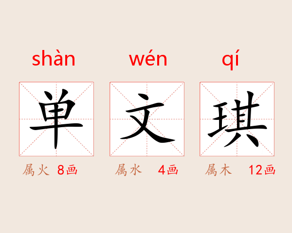 单文琪