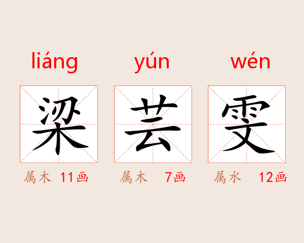 梁芸雯