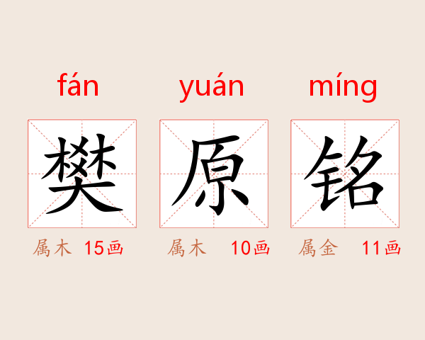 樊原铭