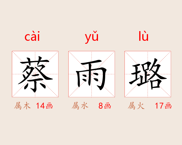 蔡雨璐