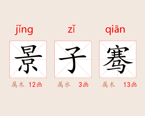 景子骞