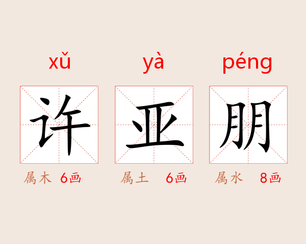 许亚朋