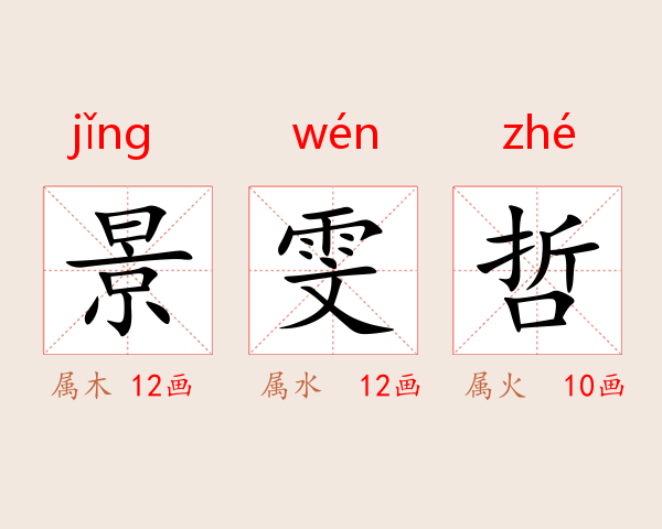 景雯哲