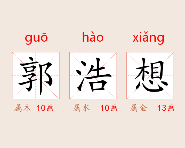 郭浩想