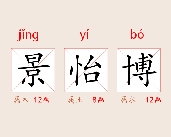 景怡博