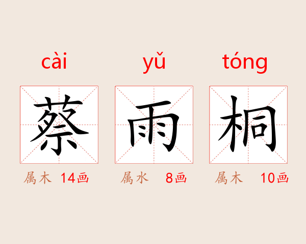 蔡雨桐